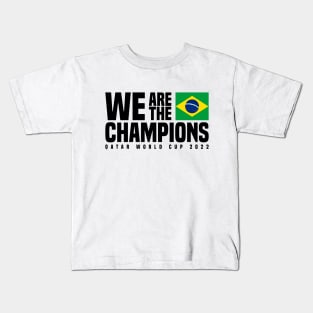 Qatar World Cup Champions 2022 - Brazil Kids T-Shirt